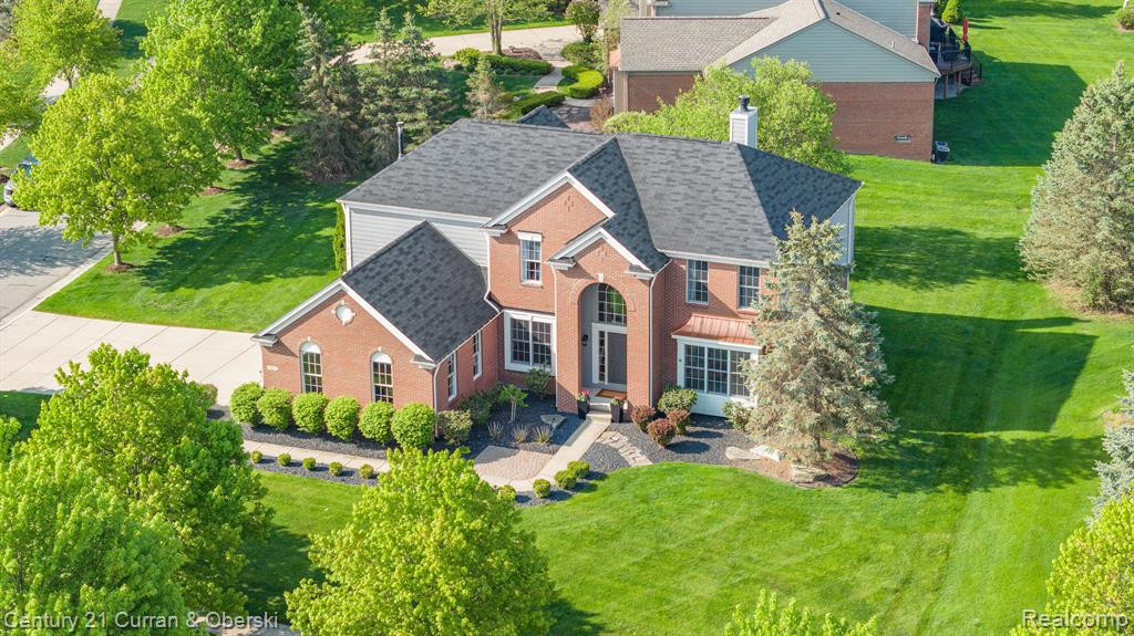 18012 STONEBROOK Drive, Northville, MI 48168 — front exterior