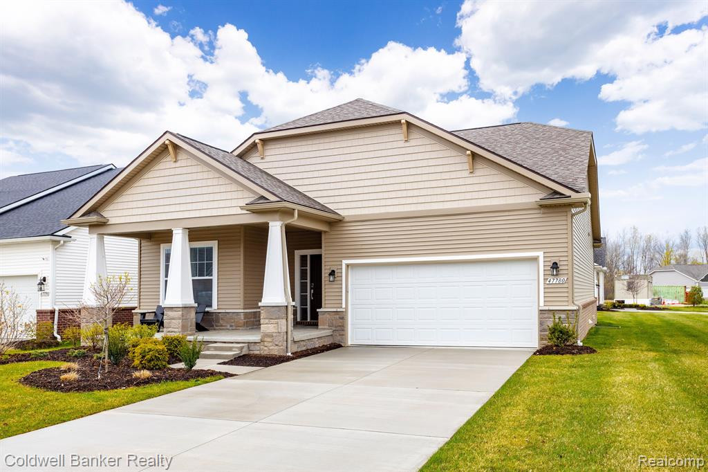 47780 BARRINGTON Drive, Canton, MI 48188 — front exterior