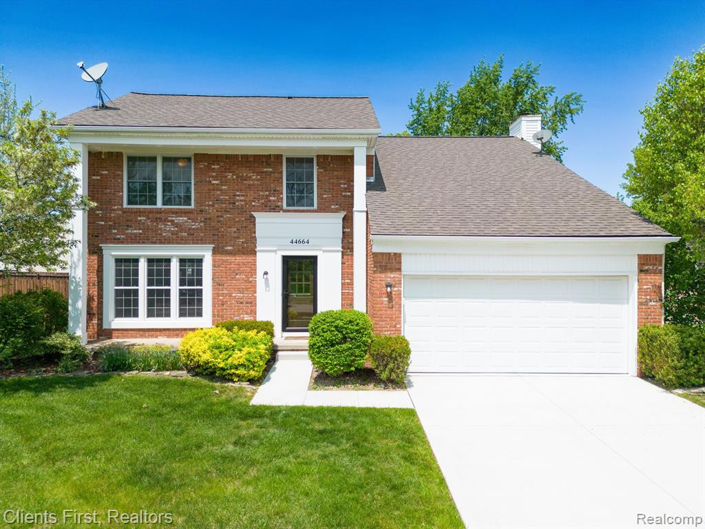 44664 FAIR OAKS Drive, Canton, MI 48187 — front exterior