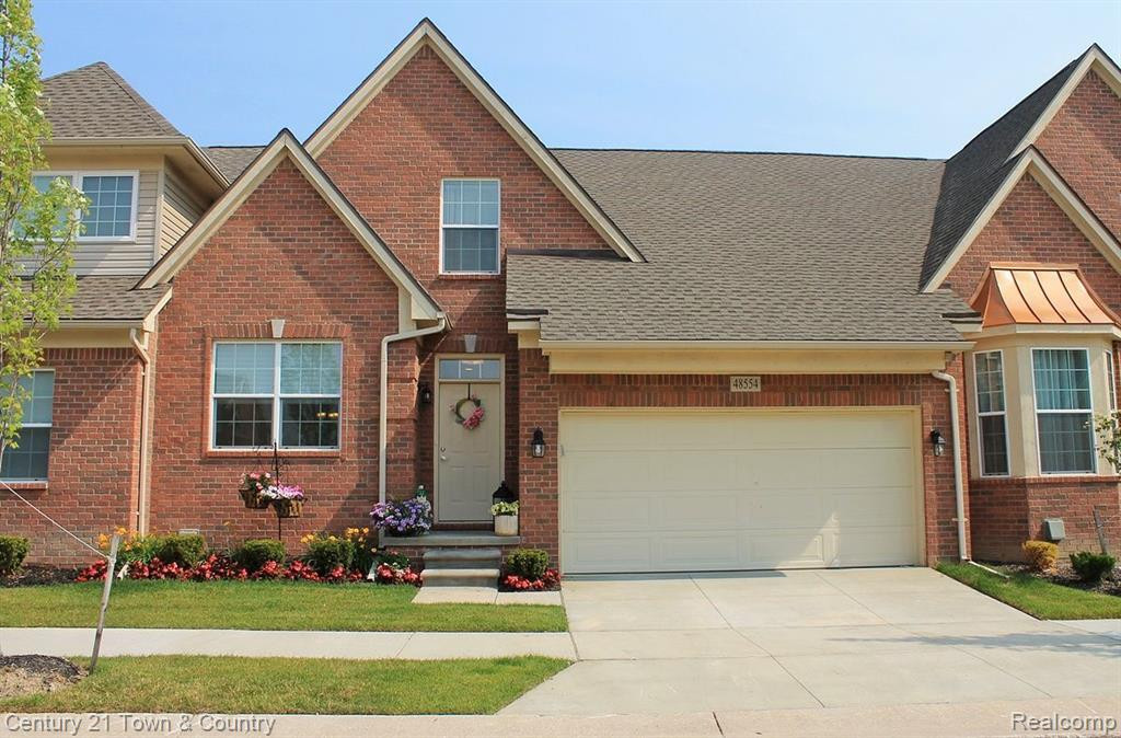 48554 EASTBRIDGE Drive, Canton, MI 48188 — front exterior