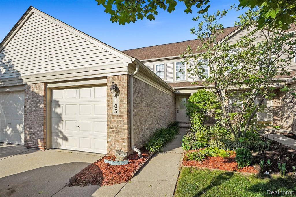 4105 HUNTERS Circle E, Canton, MI 48188 — front exterior