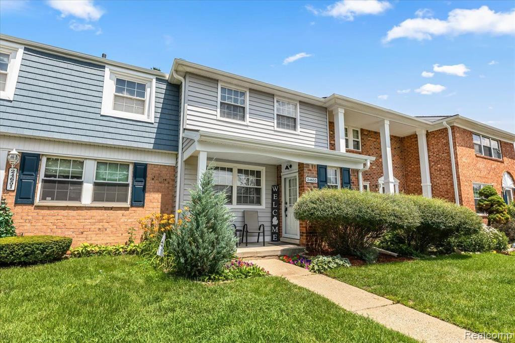 24653 OLDE ORCHARD Street, Novi, MI — front exterior