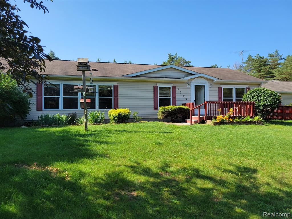 6592 BOWERS Road, Imlay City, MI 48444 — front exterior