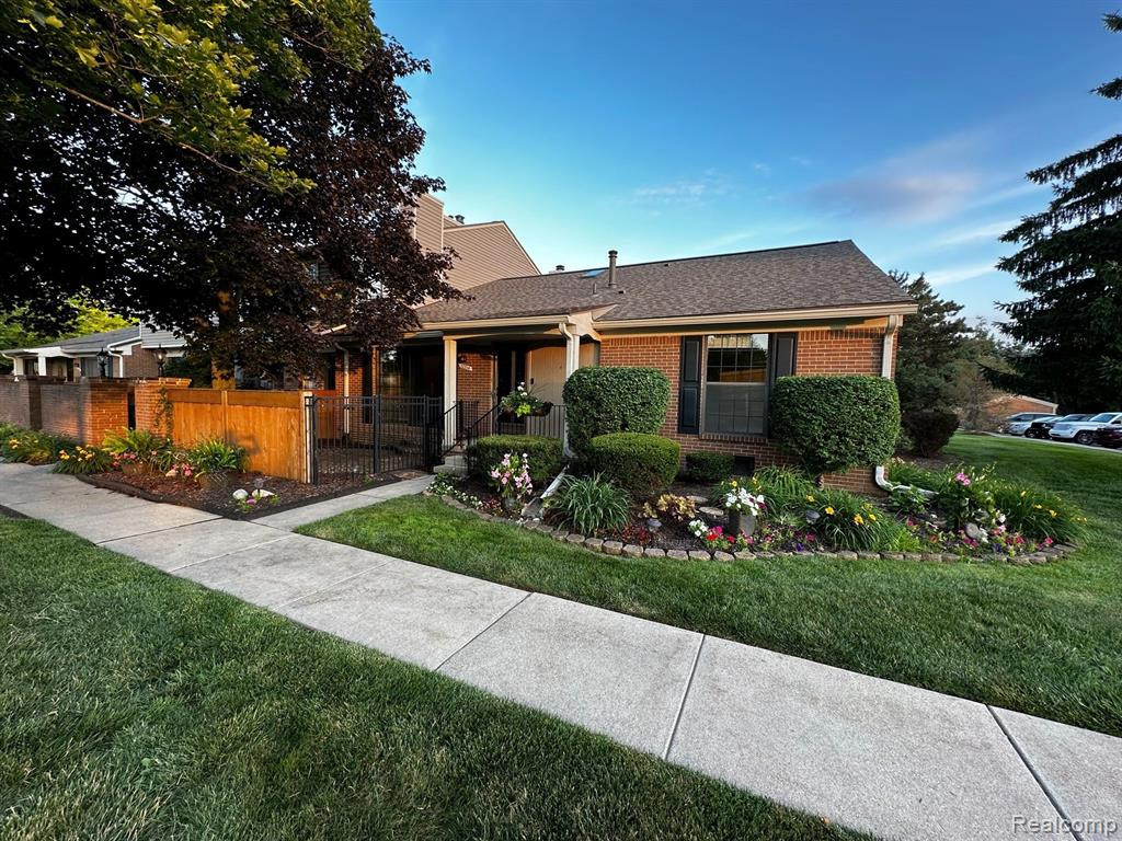 22214 PONDVIEW, Novi, MI — front exterior