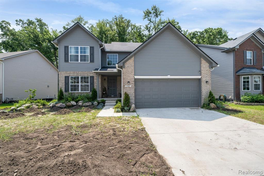 37481 S DIANNE Lane, New Boston, MI 48164 — front exterior