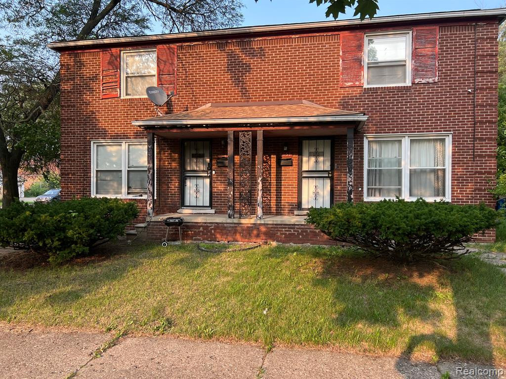 7649-7651 CURTIS Street, Detroit, MI 48221 — front exterior