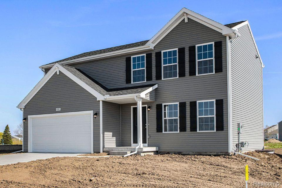 3055 IVY WOOD Circle, Howell, MI 48855 — front exterior