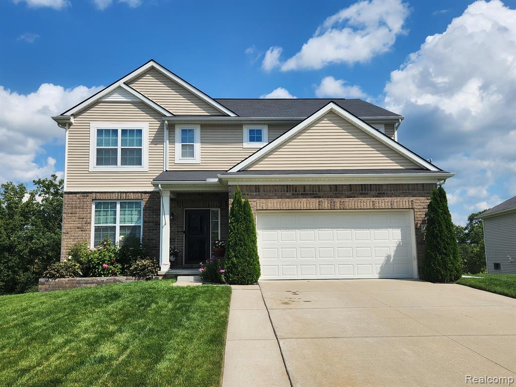 1186 SECRETARIAT Way, Howell, MI 48843 — front exterior