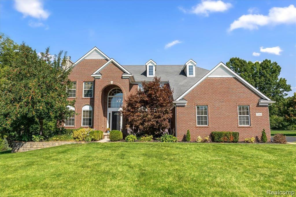 7136 N MEADOWS Trail, Dexter, MI 48130 — front exterior