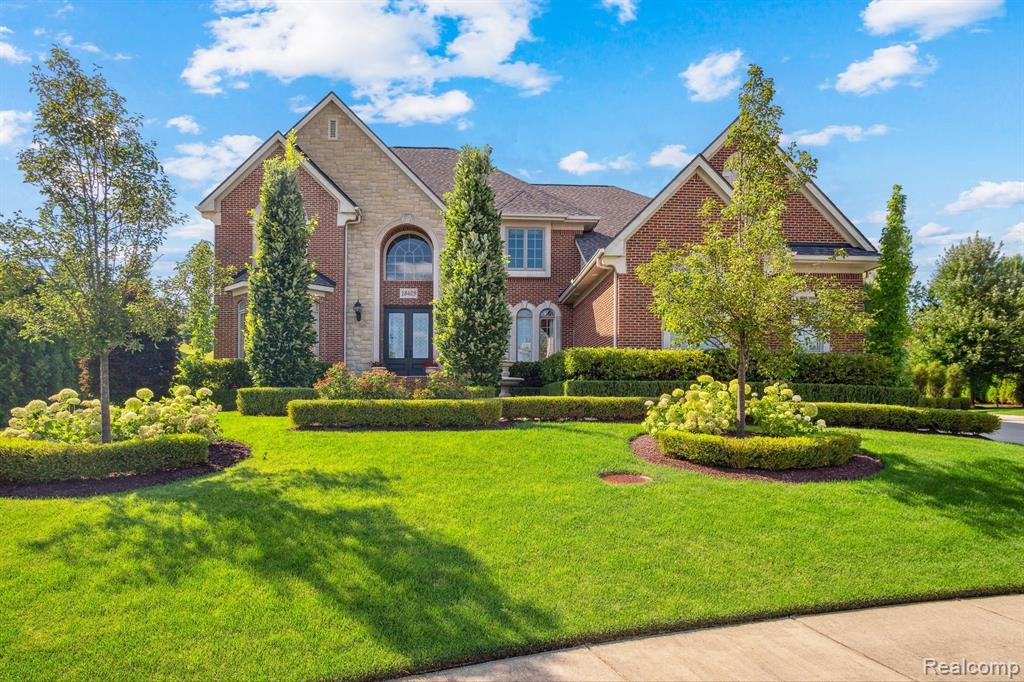 18429 STONERIDGE Court, Northville, MI 48168 — front exterior