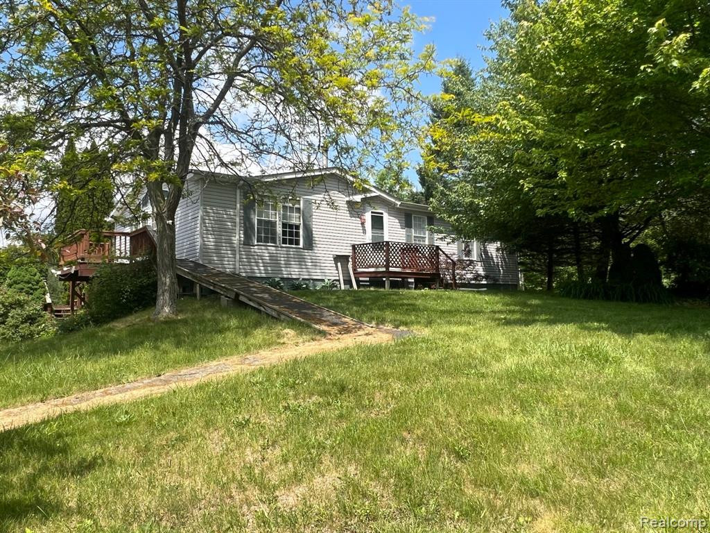 5885 FARGO Road, Kenockee, MI 48006 — front exterior