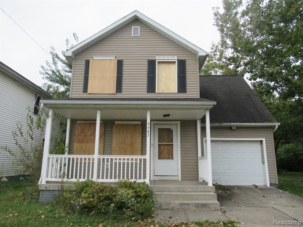 4487 FRENCH Road, Detroit, MI 48214 — front exterior