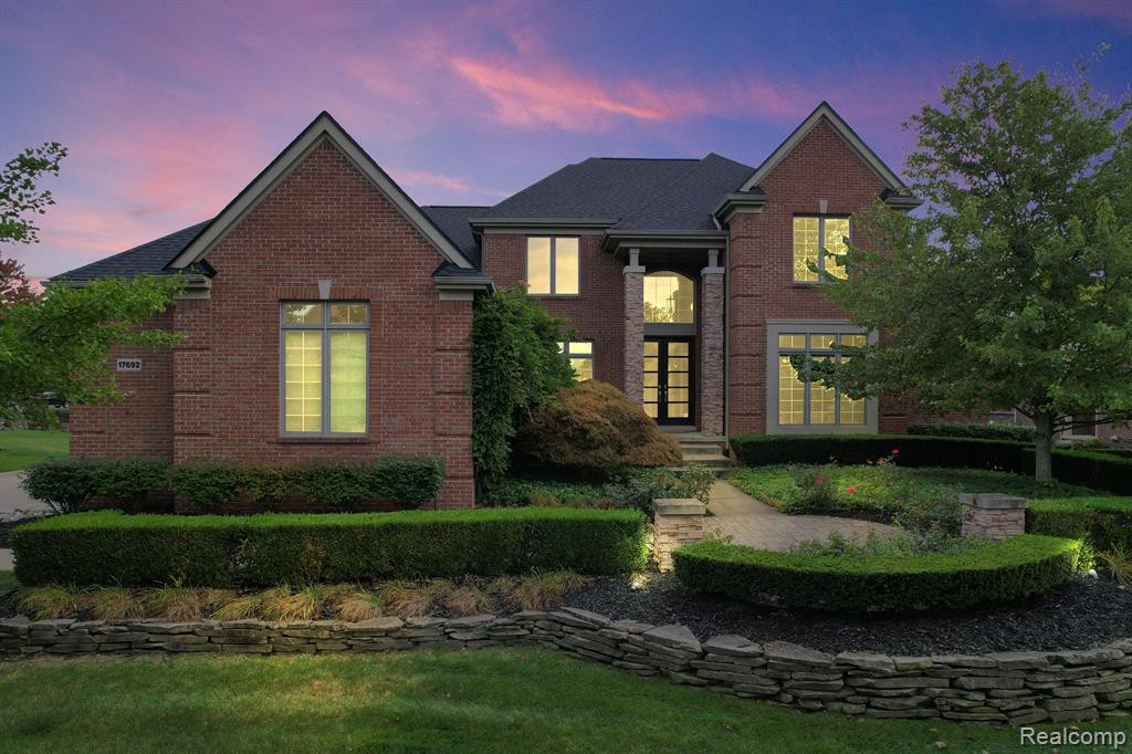 17692 Parkshore Drive, Northville, MI 48168 — front exterior