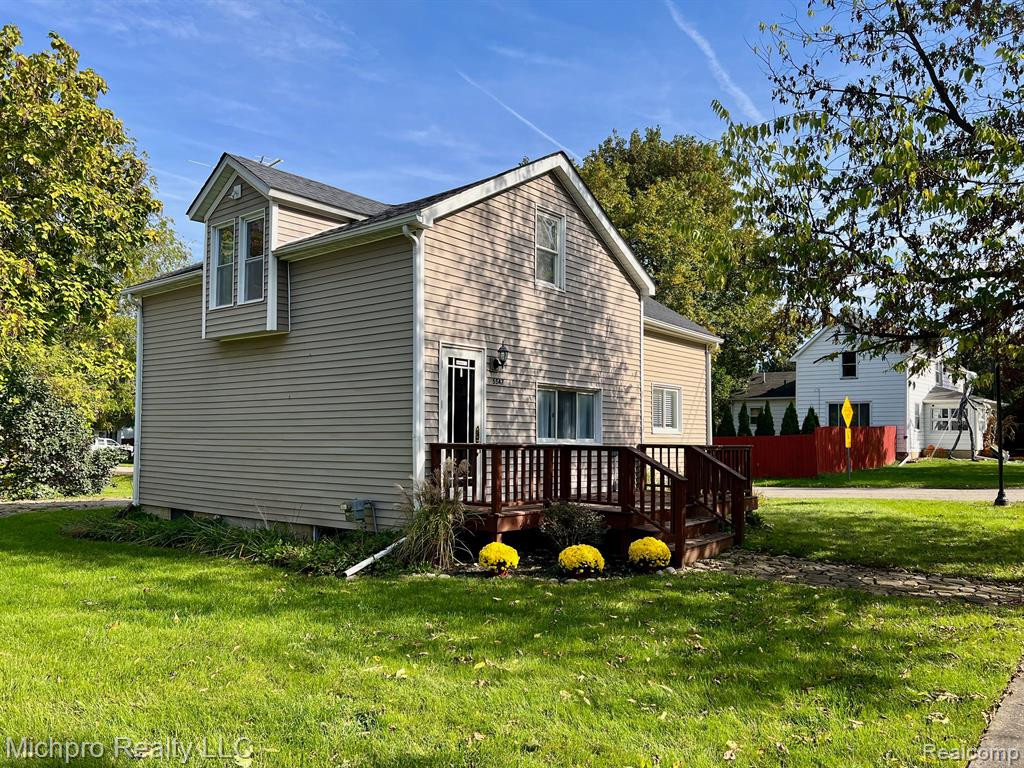 5547 NORTH Street, Dryden, MI 48428 — front exterior