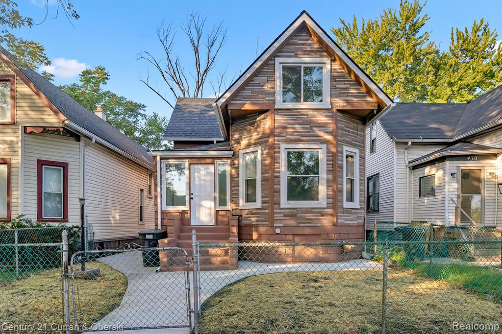 436 S HARBAUGH Street, Detroit, MI 48209 — front exterior