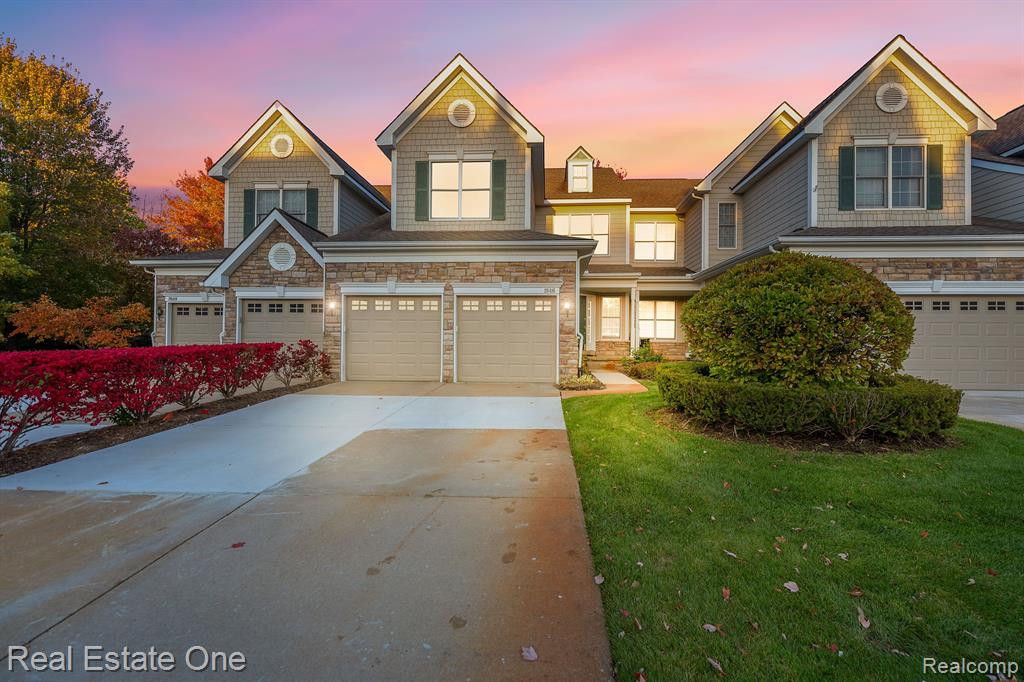 26416 FIELDSTONE Drive, Novi, MI — front exterior