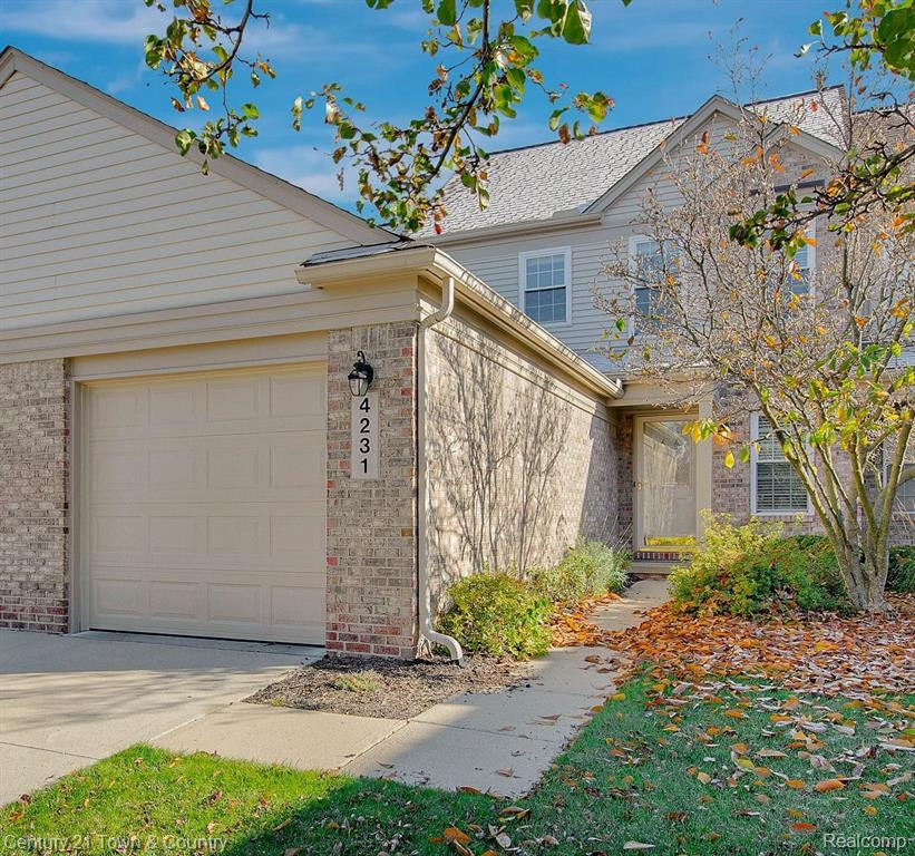 4231 HUNTERS Circle W, Canton, MI 48188 — front exterior
