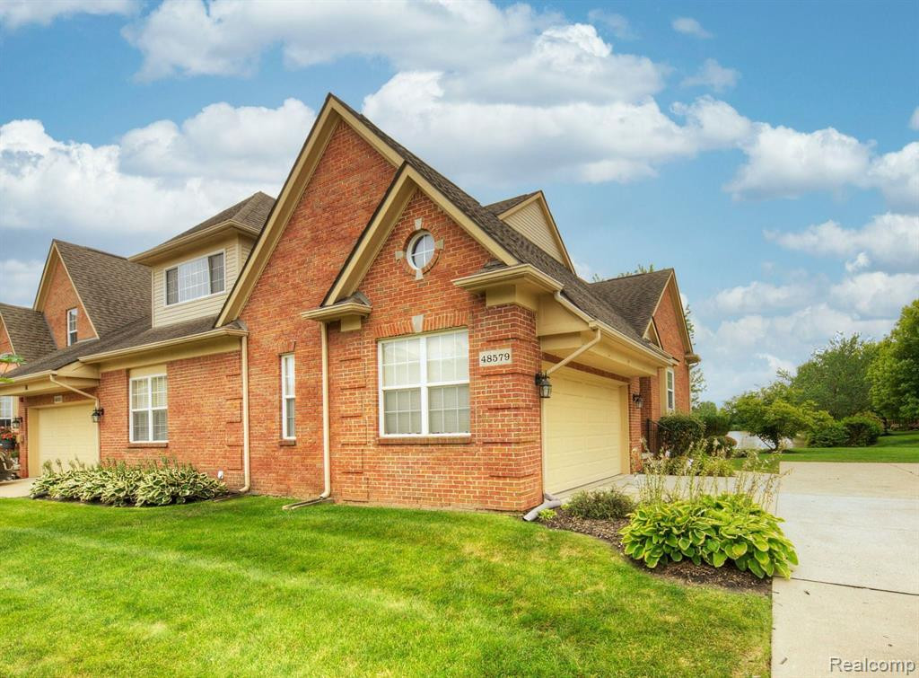 48579 Oak Bridge Drive, Canton, MI 48188 — front exterior