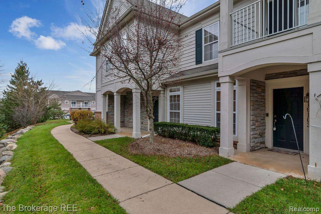 16103 ADDINGTON Drive, Commerce Twp, MI 48390 — front exterior