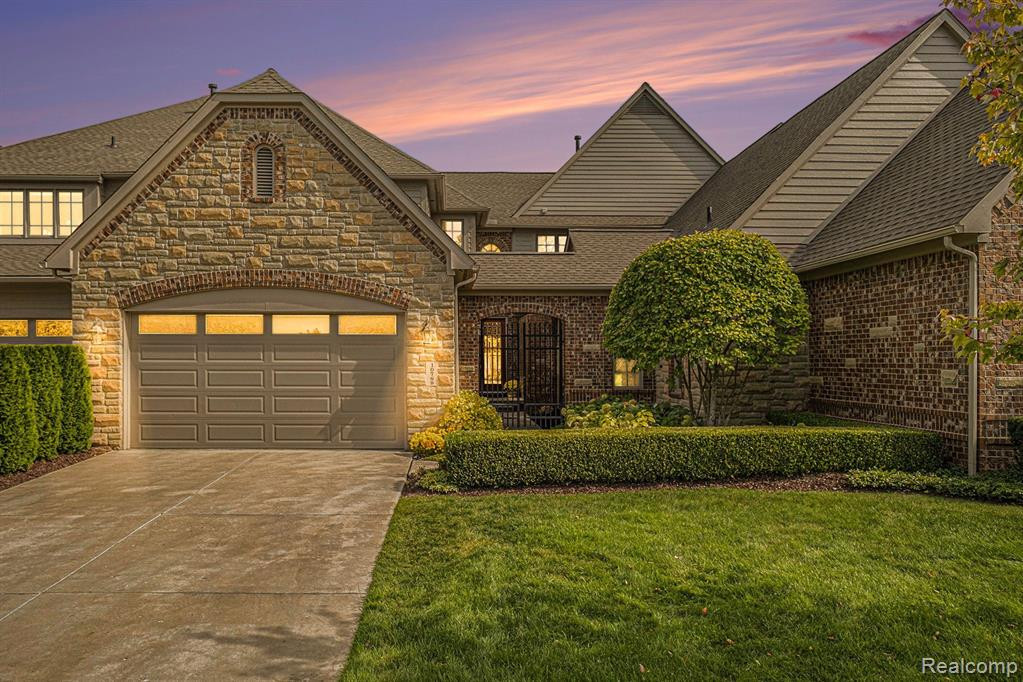 10769 WATERFALL Court, South Lyon, MI 48178 — front exterior