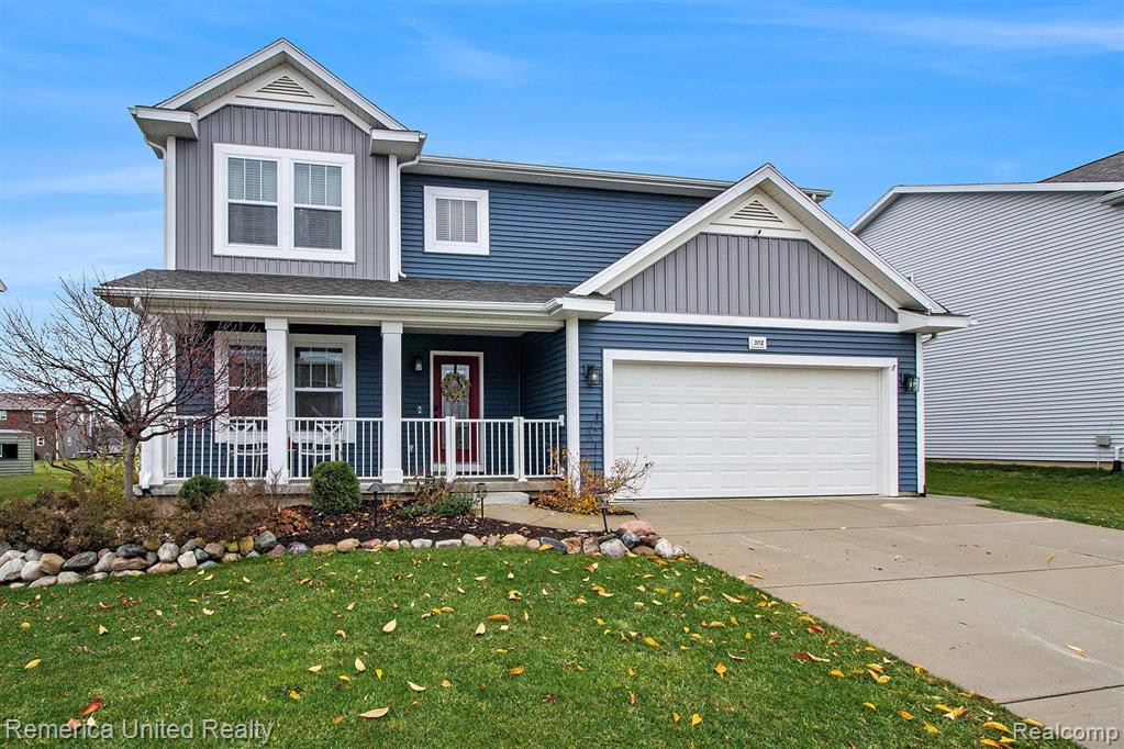 3112 IVY WOOD Circle, Howell, MI 48855 — front exterior