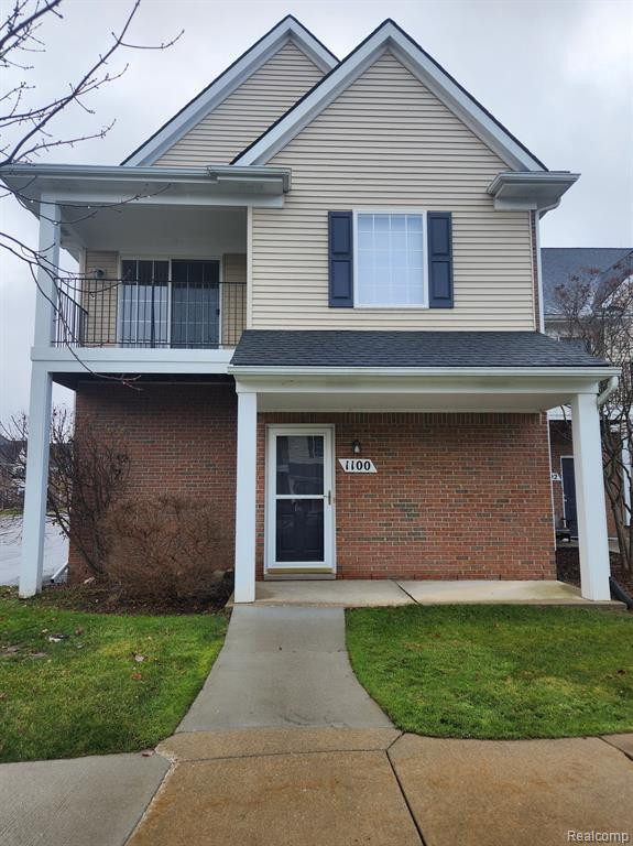 1100 RIAL LAKE Drive, Howell, MI 48843 — front exterior