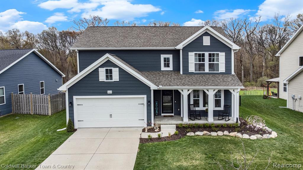 3610 AMBER OAKS Drive, Howell, MI 48855 — front exterior