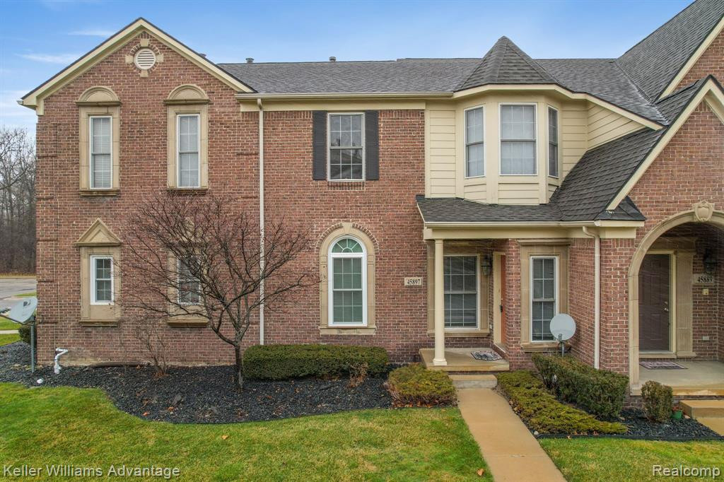45897 GRAYSTONE Lane, Canton, MI 48187 — front exterior