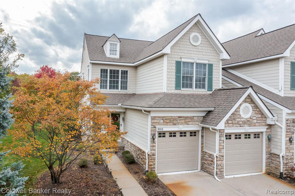 26415 FIELDSTONE Drive, Novi, MI — front exterior