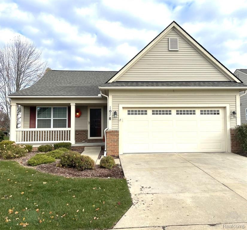 1078 PADDOCK Drive, South Lyon, MI 48178 — front exterior