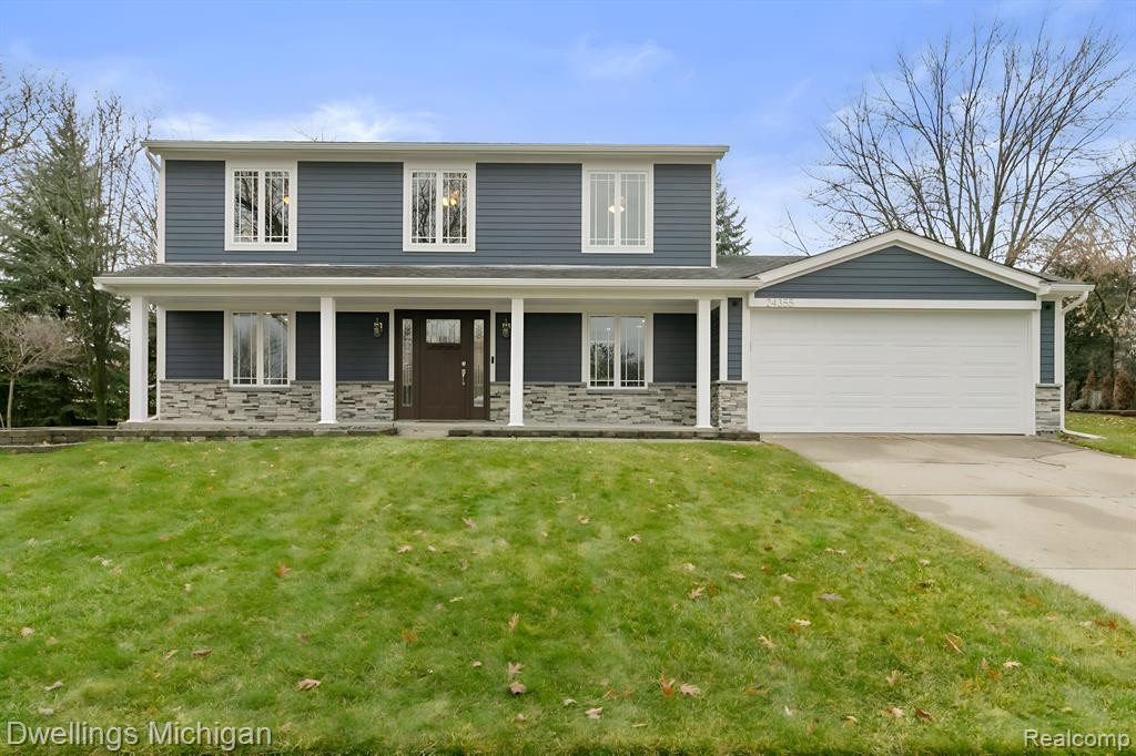 24355 SURFSIDE Road, Novi, MI — front exterior