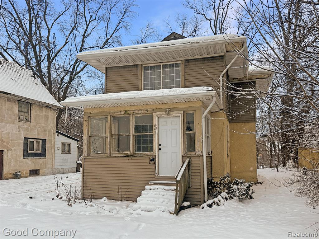 642 N PERRY Street, Pontiac, MI 48342 — front exterior