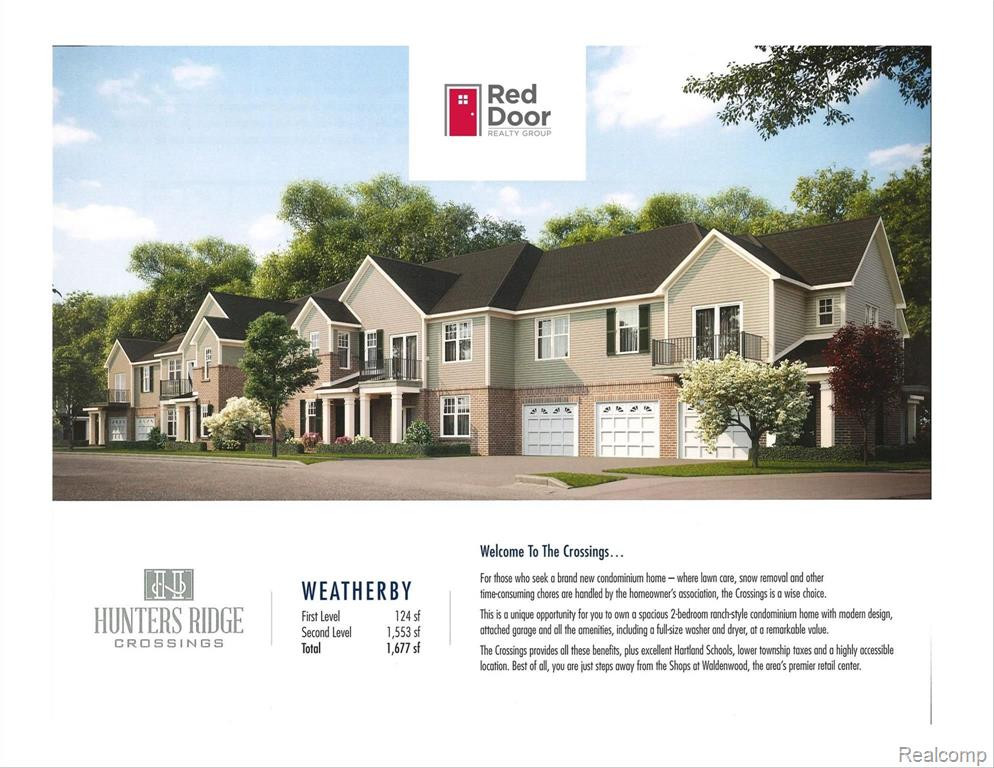 9936 Ridge Run, 28, Howell, MI 48855 — front exterior