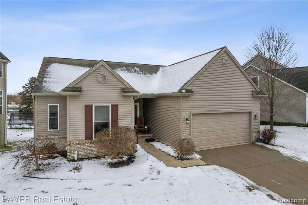 8536 PARKRIDGE Drive, Dexter, MI 48130 — front exterior
