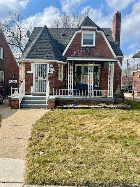 9551 STRATHMOOR Street, Detroit, MI 48227 — front exterior