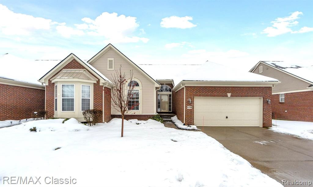 1179 ANDOVER Circle, Commerce Twp, MI 48390 — front exterior