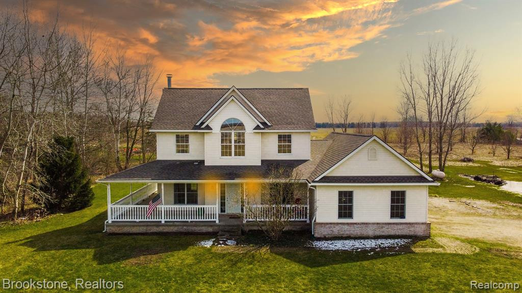 32898 WEBER Road, Richmond, MI 48062 — front exterior