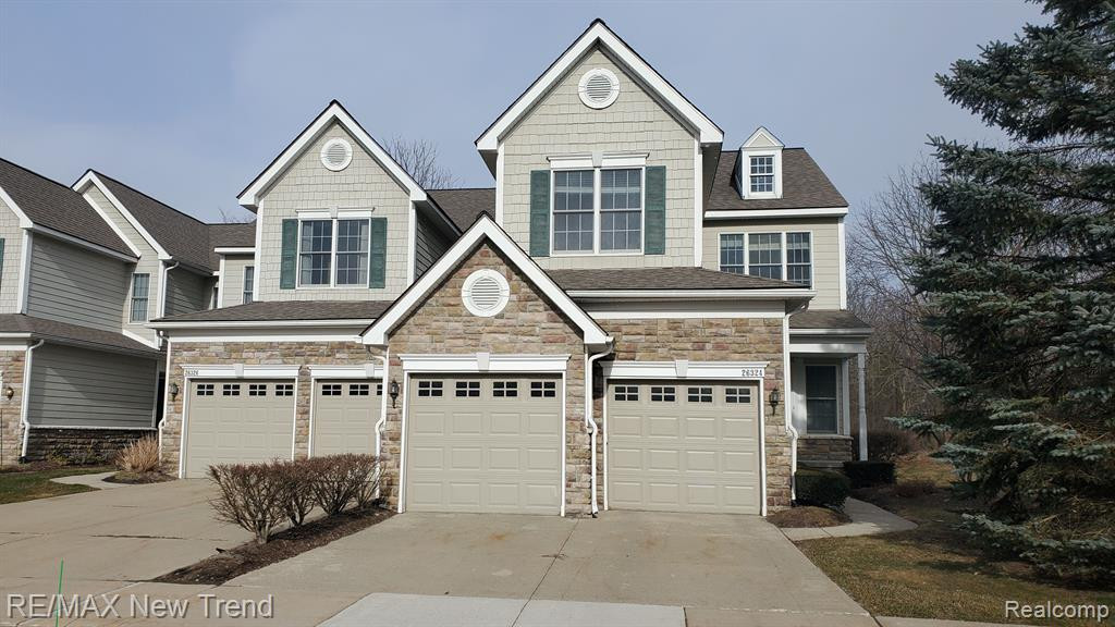 26324 FIELDSTONE, Novi, MI — front exterior
