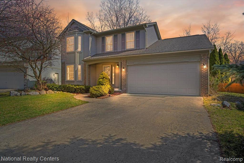 47226 SCARLET Drive S, Novi, MI — front exterior