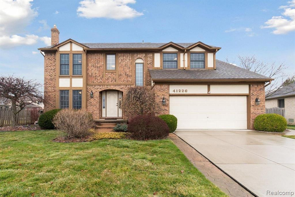 41226 MARJORAN Drive, Sterling Heights, MI 48314 — front exterior