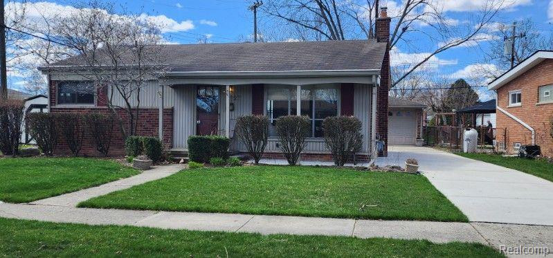 7627 ROSEMARY Street, Dearborn Heights, MI 48127 — front exterior