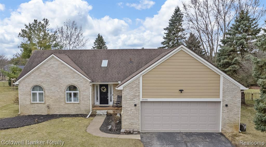 59599 BARKLEY Drive, New Hudson, MI 48165 — front exterior
