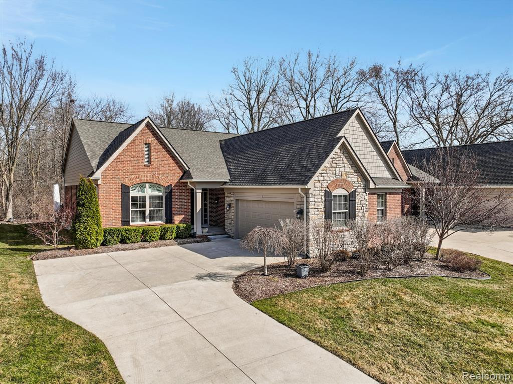 4617 OAKHURST RIDGE Road, Clarkston, MI 48348 — front exterior