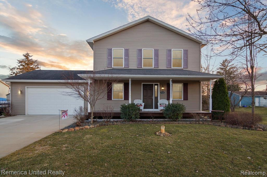 7416 LONGWORTH Drive, Brighton, MI 48116 — front exterior