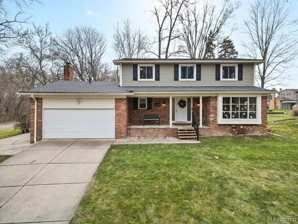 8546 SOUTHFIELD Drive, Shelby Twp, MI 48316 — front exterior