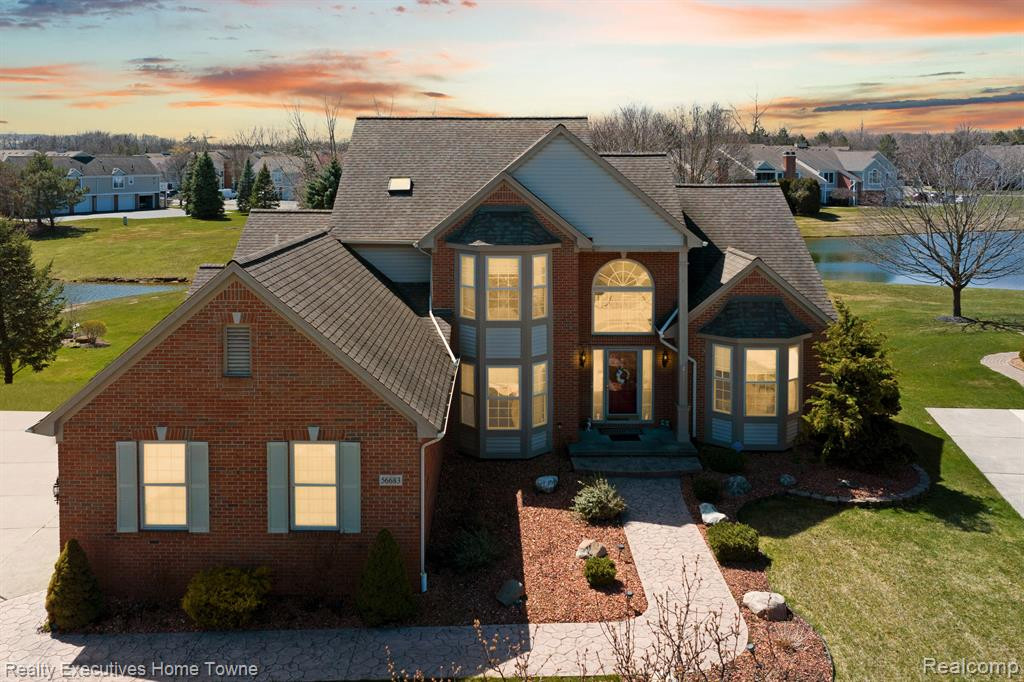 56683 ABERDEEN Drive, Shelby Twp, MI 48316 — front exterior