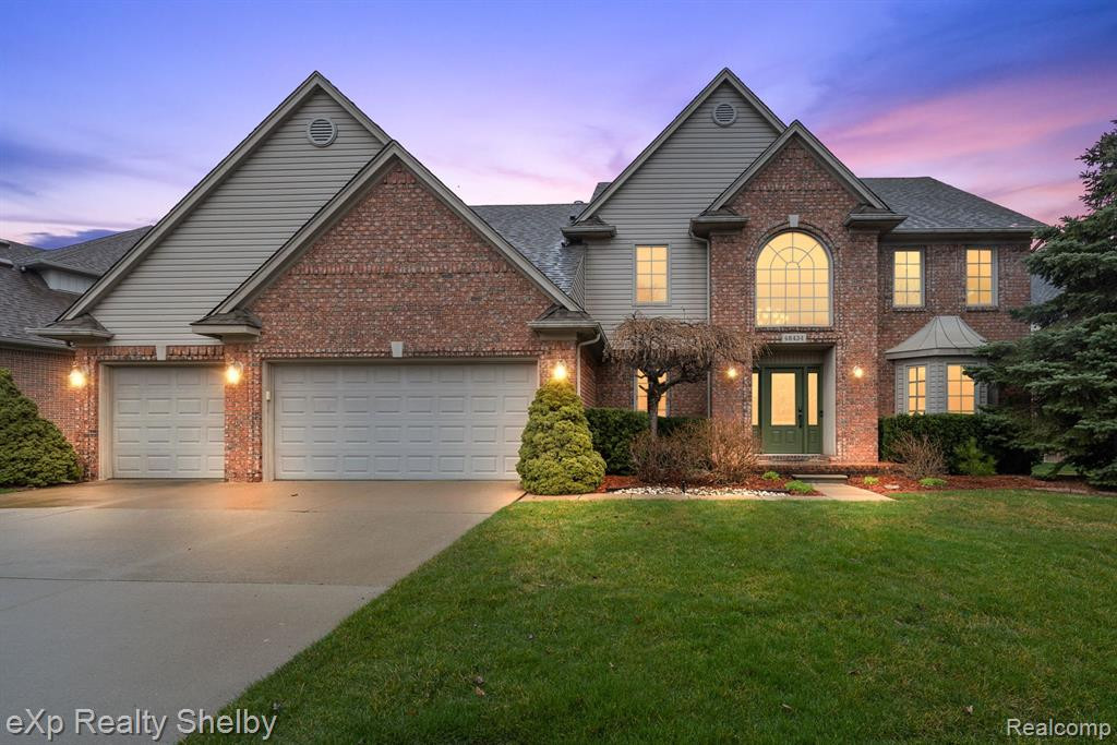 48434 STONEACRE Drive, Macomb, MI 48044 — front exterior