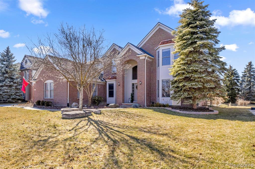 44503 WHITE PINE Circle W, Northville, MI 48168 — front exterior