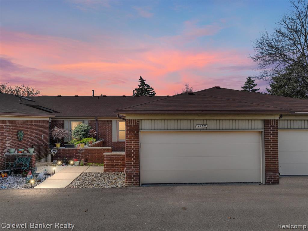 49320 MAYFLOWER Court, Shelby Twp, MI 48315 — front exterior