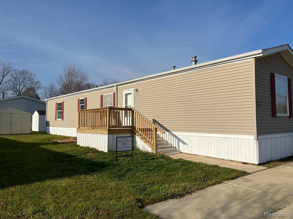 411 N Katie Lane, Morrice, MI 48857 — front exterior